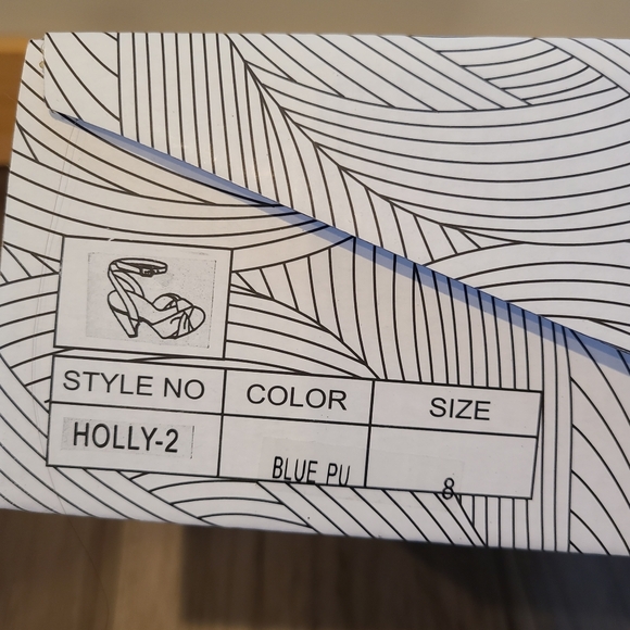 Chase and Chloe light blue Holly 2 Stappy Sandles - Picture 5 of 5